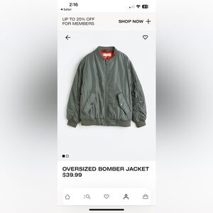 Youth bomber jacket